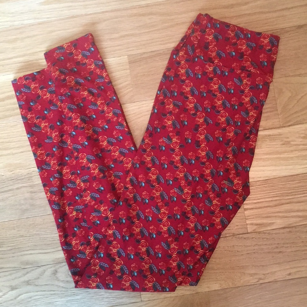 One Size LuLaRoe Rose Leggings